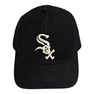 Vintage Chicago White Sox Sports Specialties Fitted Size 7 Black Wool Cap Hat